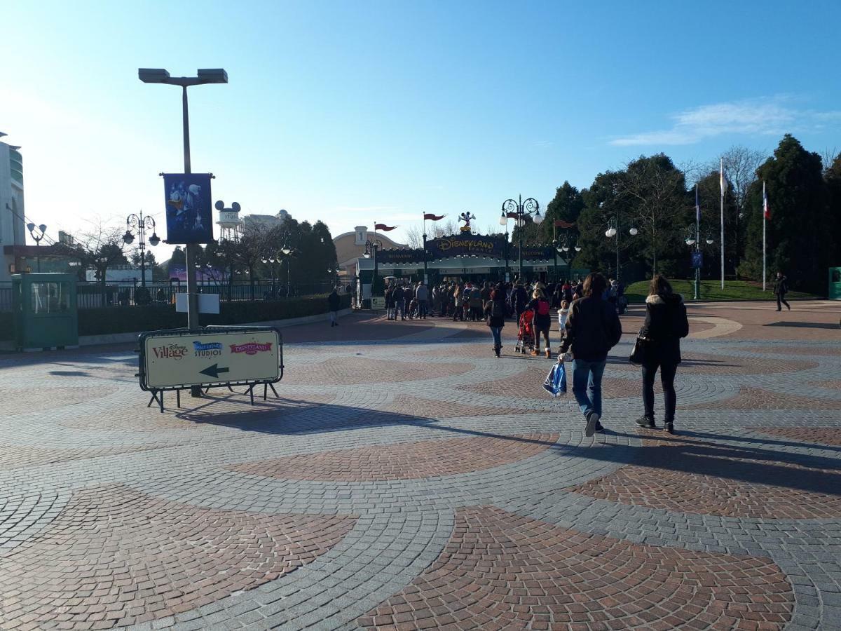 Le Charleston 3P 5 Minutes Disney Parking Gratuit Terrasse شيسي المظهر الخارجي الصورة
